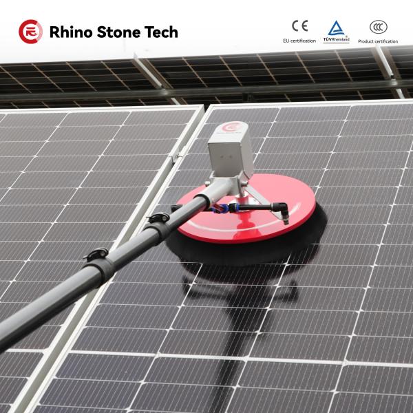 Limpieza de paneles solares semiautomáticos, cepillado, motor sin cepillos,