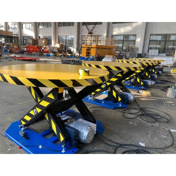 Неподвижная таблица подъема с Turntable Carousel/вращая емкостью таблицы подъема 2200lbs