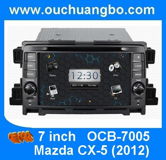 car gps radio wholesaler for Mazda CX-5 2012 with DVD MP4 media palyer auto stereo system OCB-7005