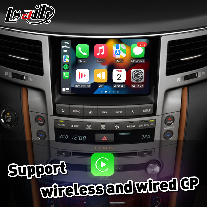Беспроводной интерфейс Android Auto Carplay Lsailt для Lexus LX 570 LX570 2012-2015 годов