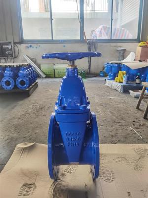 8 Flanged Gate Valve With Gearbox DN200 GGG50 Non Rising Stem