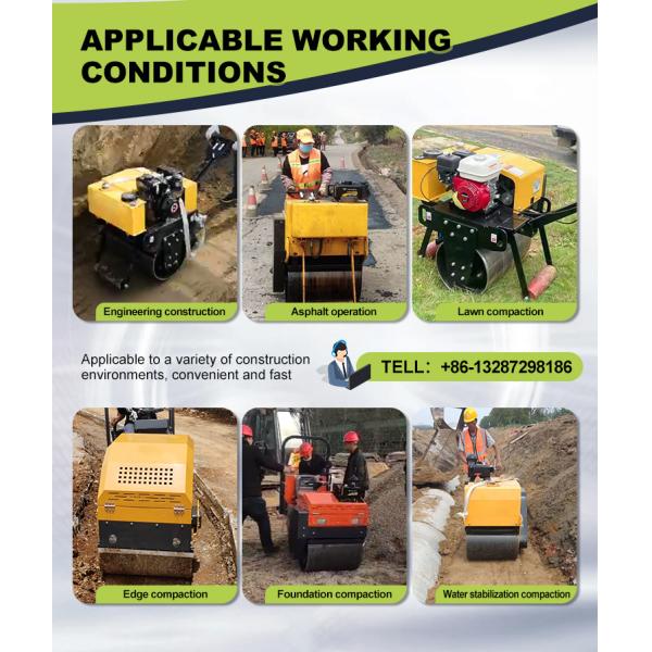 2 Ton 3 Ton Ride on Road Roller Hydraulic Vibratory Compactor Double Drum Roller for Sale