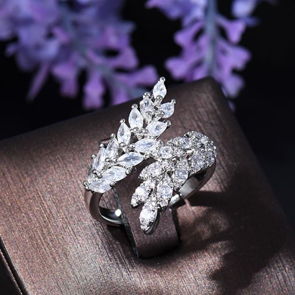 Dubai Jewelry Set Jewelry 4 Pieces Set Euro-america the Middle East Fashion Plating Plating 3A Zircon Bridal Wedding Opp Bag