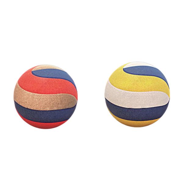 Impressão amigável natural do OEM Cork Volleyball Ball Wear Resistance Eco