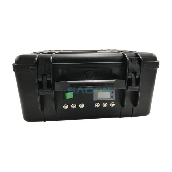 60W Output Power 6 Channels Manpack Signal Blocker with 80m Jamming Range for GSM CDMA DCS 3G WiFi