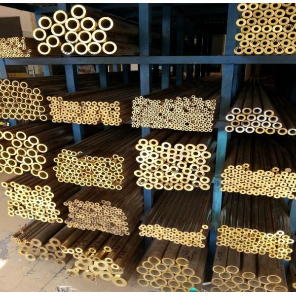 Seamless Straight Brass Copper Pipe Tube Polished Bright Oiled