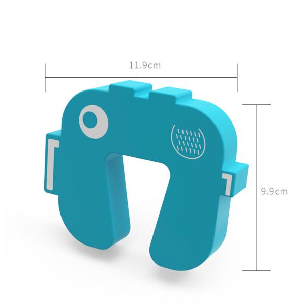 11.9cm Length Blue EVA Foam Door Stopper Anti Skid