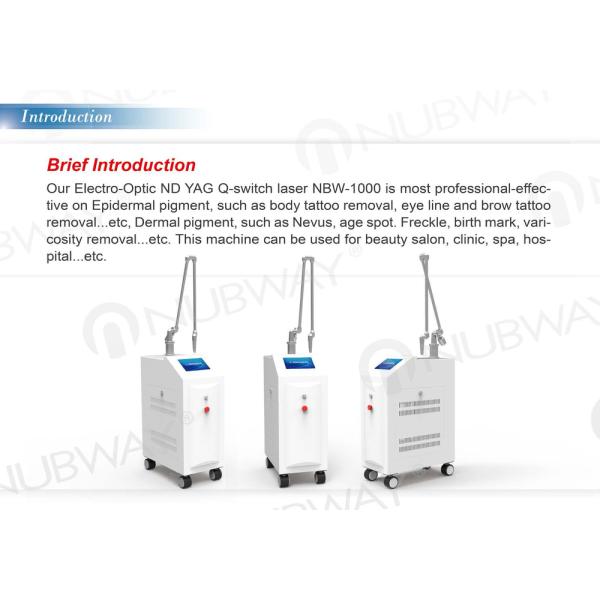 Professional 1064nm 532nm q switched nd yag laser/Laser tattoo removal machine