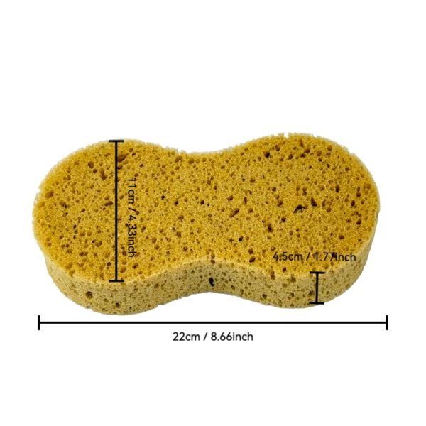 Yellow Pink Seaweed Sponge Soft High Absorbent Car Wash Sponge