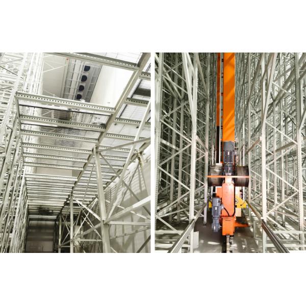 A16 : Double Deep Pallet Stacker ASRS Automatic Storage And Retrieval System Frozen Warehouse Cold Storage