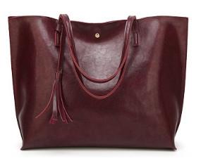 plutônio de Brown das mulheres de 36x33x11 Cm todo o Tote Bag de couro