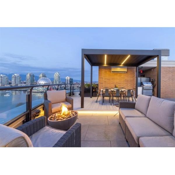 Aluminum Louvered Pergola Metal Pergola Frame Villa Garden Landscape Leisure Pergola