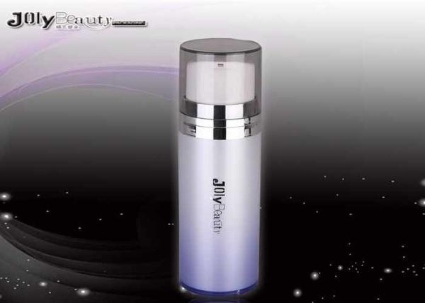 Covering the transparent SAN Rendering purple Airless Bottles