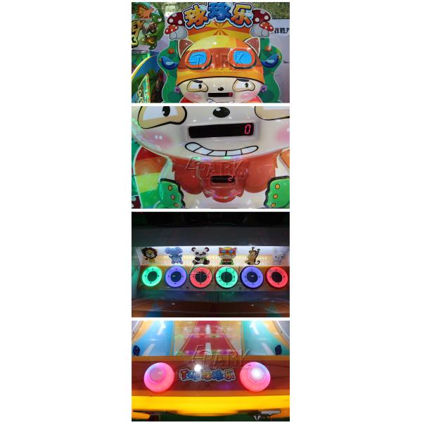 Happy Throw Ball Shooting Games Capsule Toy / Kids Redemption Ticket Arcade Game Machine