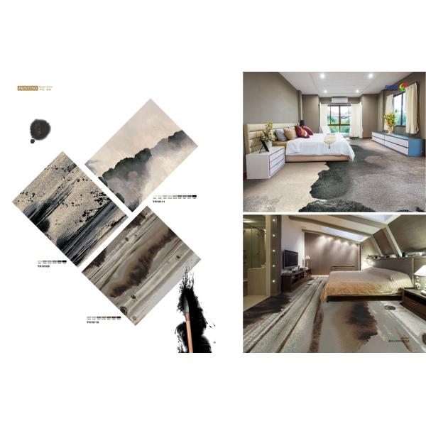 100% Nylon Commercial Full Room Carpet Ink Painting Style Printing Carpet