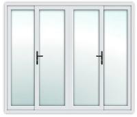 Exterior PVC Sliding Door Double Tempered Glass Patio Balcony Sliding Glass Doors