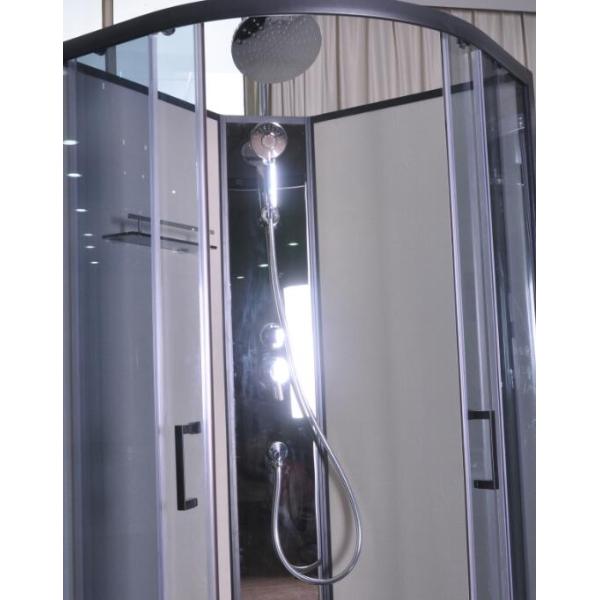 Modern Fully Enclosed Showers Units Matt Black Profiles CE SGS Certification