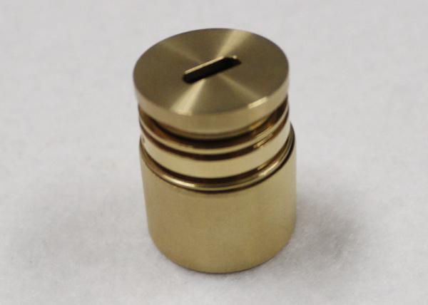 Brass Metal Painted CNC Milling Parts , Rapid Cnc Machining Customized Size