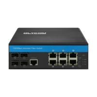 portos controlados industriais do interruptor 6 do ponto de entrada 15.4W que apoiam o ponto de entrada Gigabit Ethernet