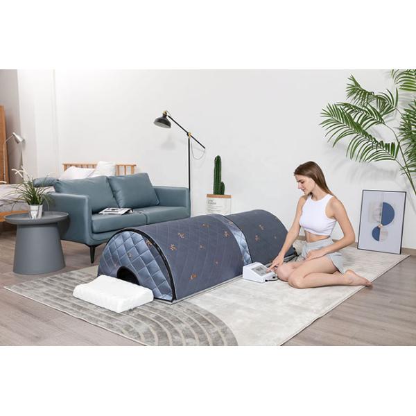 3 Heating Zone Low EMF Infrared Sauna Dome Health Care 1300W Fir Dome Sauna