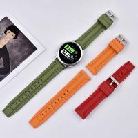 Le multiple colore la montre molle de silicone bracelet 22mm flexibles avec les boucles inoxydables