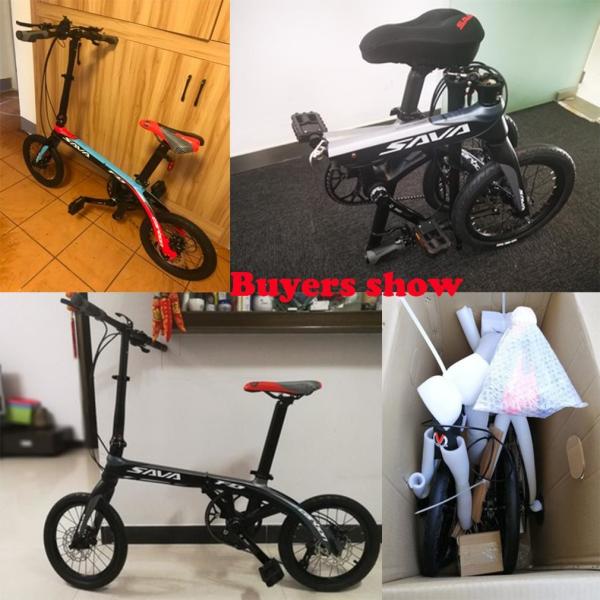 Sava Z2 Carbon Folding Bike 9 Speed TORAY T800 Carbon Fiber Frame