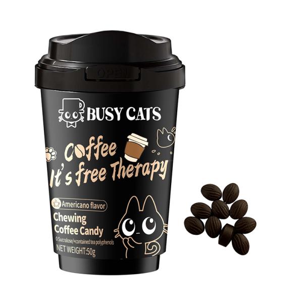 OEM Chewing Coffee Candy 10% Coffee Powder Tablet Manufacturer