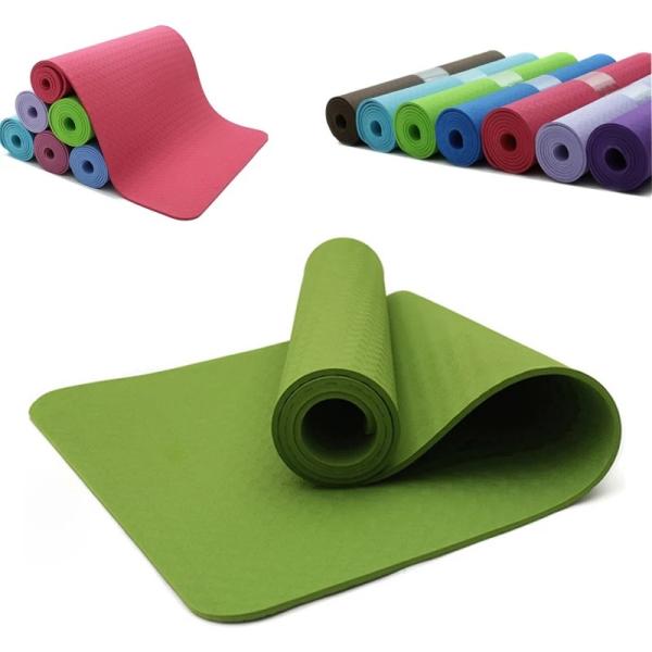 TPE Yoga Mats, Environmentally friendly mat, Soft Anti Slip Sports Fitness, Exercise, Pilates/Yoga Mat Manufacturer