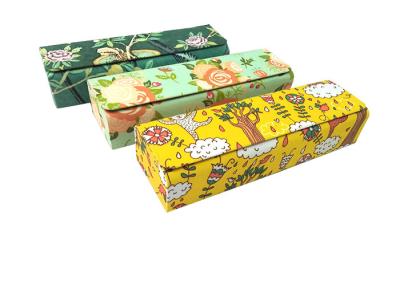 Microfiber Fabric Hard Reading Glasses Optical Eyewear Case With Digital Printing