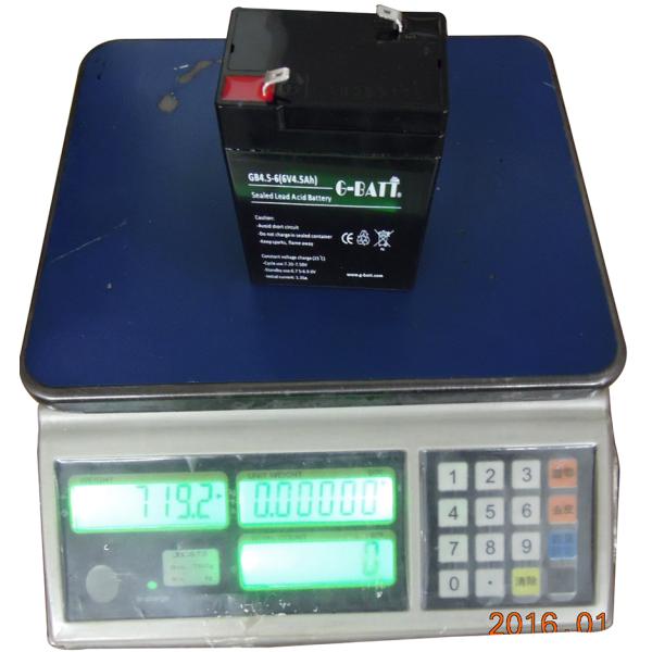 Emergency Lights Agm 4.5AH 6V Lead Acid Battery