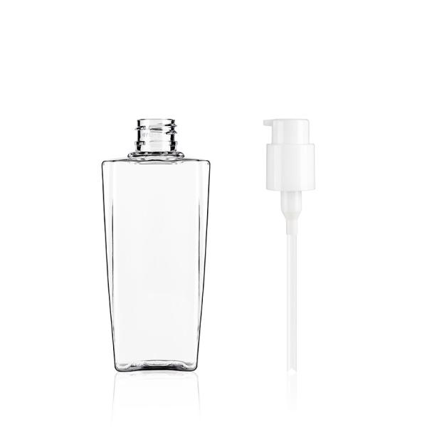 A garrafa luxuosa 100ml da loção ISO9001 reciclou o empacotamento cosmético plástico