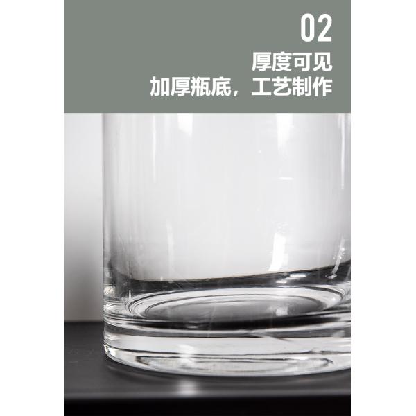 Minimalist 60cm High Tall Glass Vases The Perfect Combination of Style and Function