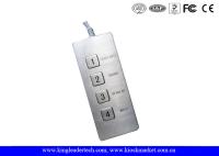 Conector de aço inoxidável funcional do Usb do teclado numérico do Desktop mini, disposição feita sob encomenda