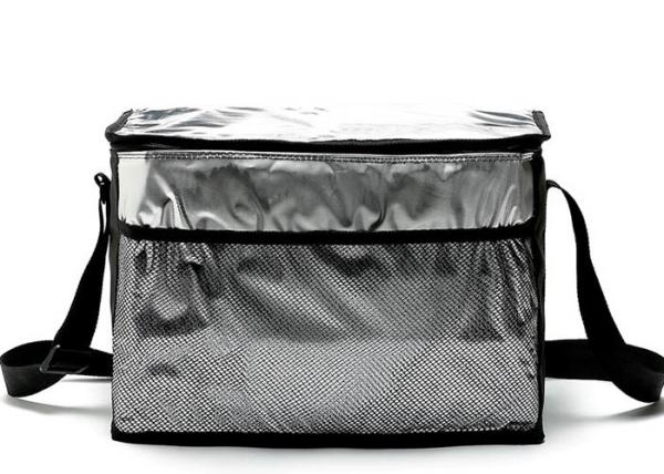 300d Polyester Square Lunch Bag EPE Canvas Lunch Bag For Adults