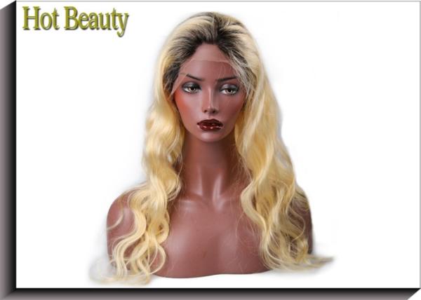 Brazilian Full Lace Front Wigs Human Hair / Real Remy Hair Extensions