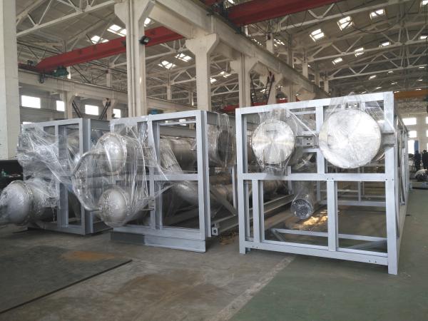 Vertical Falling Film Evaporator Steam Vacuum Distillation Power Source