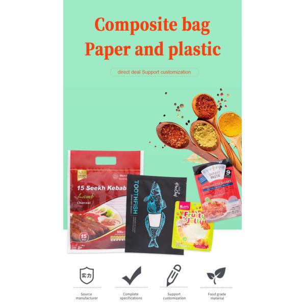 Aluminum Foil Pouches With Zipper Lock Mylar Stand Up Pouch Packaging Bag