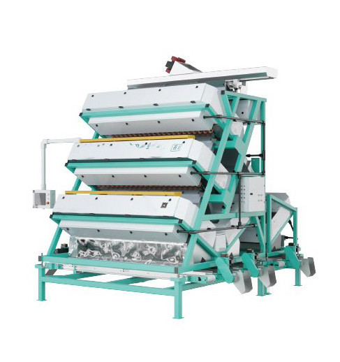 200-500kg/H Tea Color Sorting Machine AC220V Multi Layer With Smart Simple UI