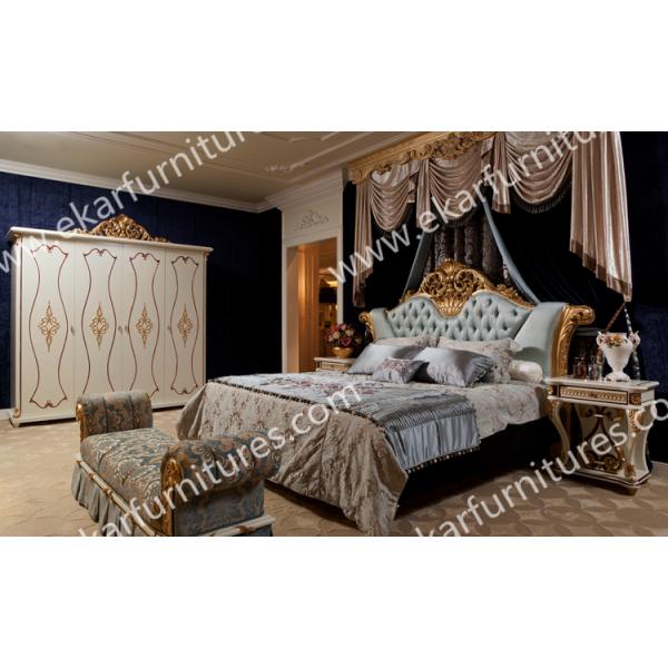 White French Palace Royal style nightstand with carving leg AB-301