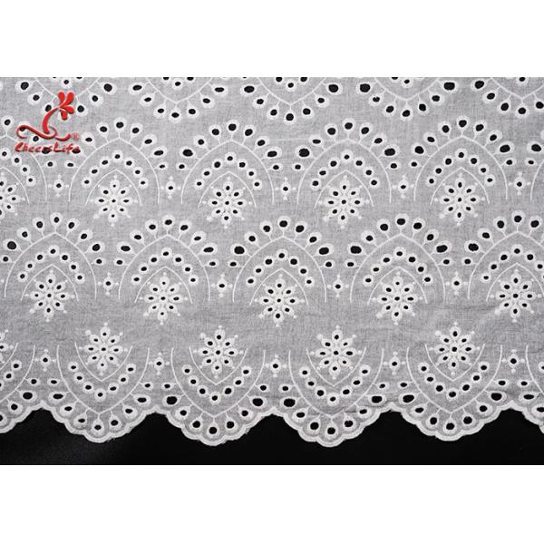 120 см белый хлопчатобумажный глазник куриный воль вышивка кружевная глазник ткани