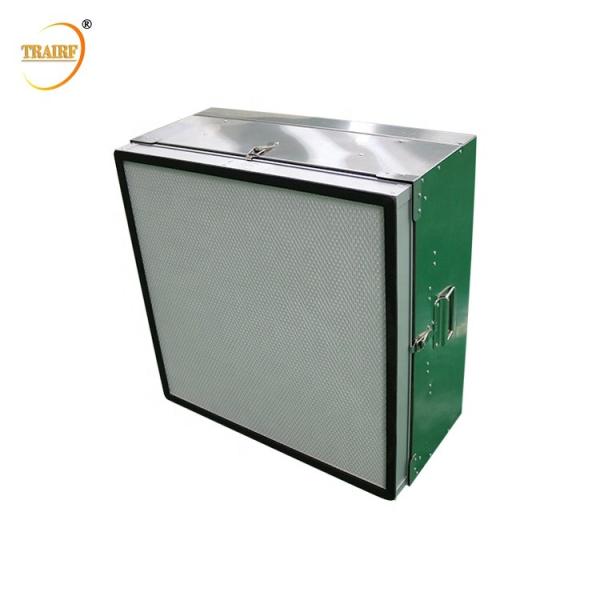 Stainless Steel 304 Frame H14 HEPA Fan Filter Unit For Biology Laboratory
