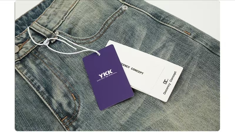 Relaxed fit casual denim trousers crafted from durable cotton blend fabric ensuring comfort and style for casual daily