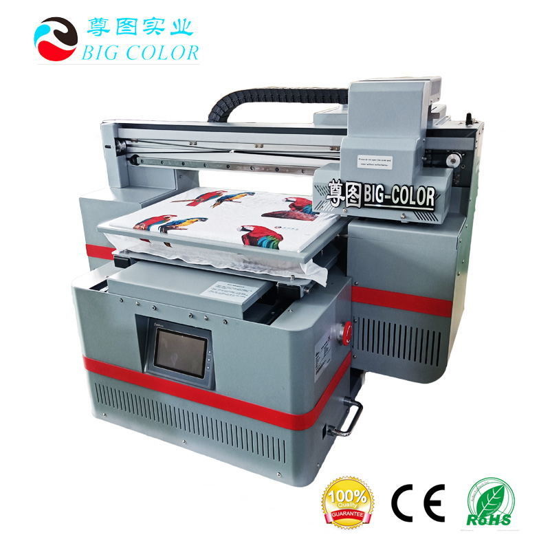 Flatbed Printer A3 Size DTG Direct to Garment Fabric Clothes T-Shirt Digital Printing Machine