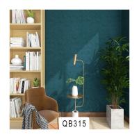 Dark Green Matt Vinyl Textured Cloth Wallpaper 68cm 136cm Damask Cloth Wall Paper