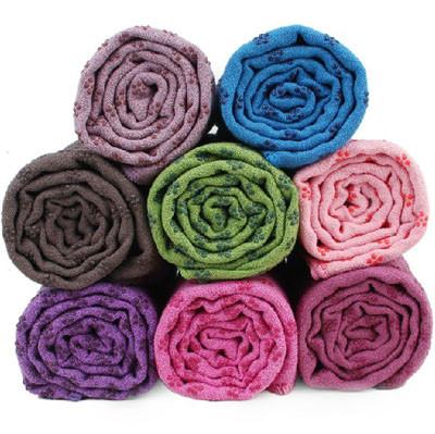 microfiber yoga towel wholesale, grippy exercise mat towel