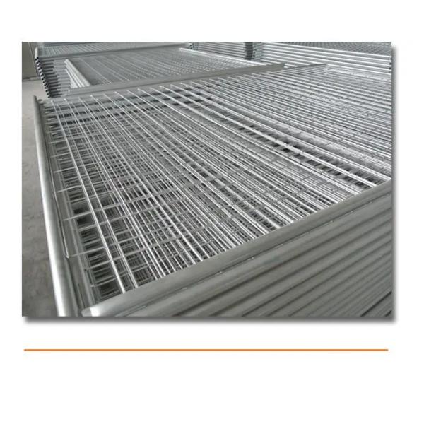 Nature Pressure Treated Wood Temporary Metal Fence Panels with 32*1.5mm Frame Post
