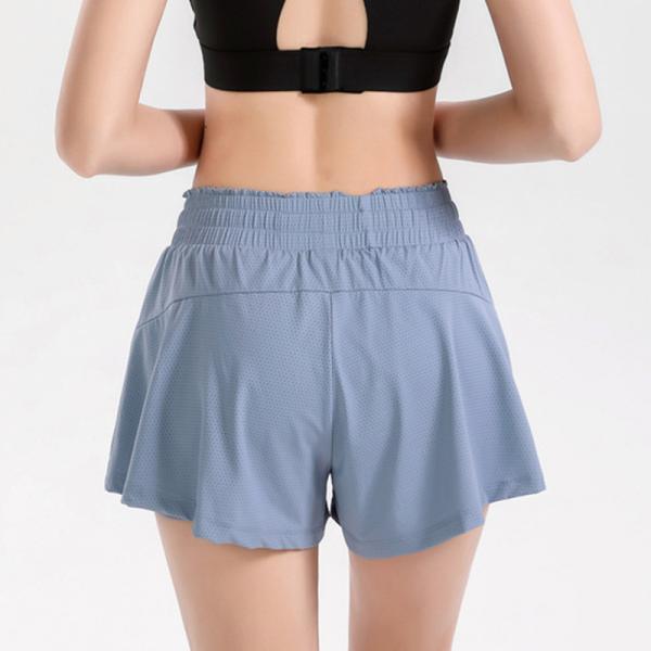 Высоко-талия логотипа изготовителя фабрики OEM изготовленная на заказ свободно замыкает накоротко женщин Breathable идущий фитнес тренировки сетки замыкает накоротко