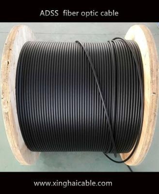 24  core single mode double PE sheath 500 m span  ADSS  fiber optic cable