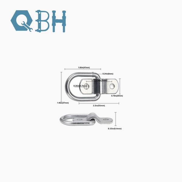 OEM Stainless Steel D Ring Tie Down Ring Plain Long Lasting