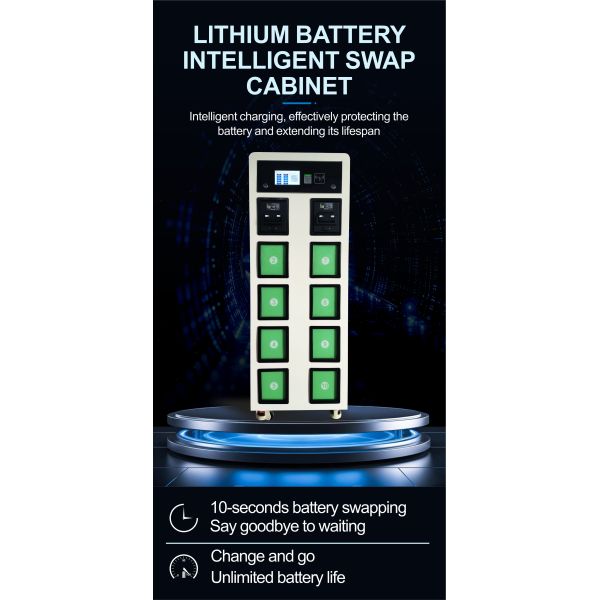 IP53 Smart Battery Smart Swap Station Exchange Cabinet For EV Battery Replacement ODM
